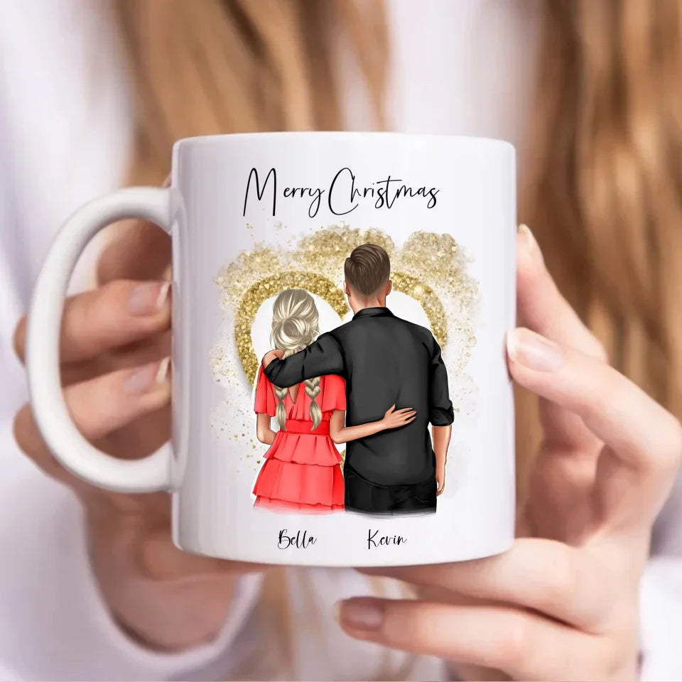 Tasse personalisiert mit Namen euer Paar – Gutvibes