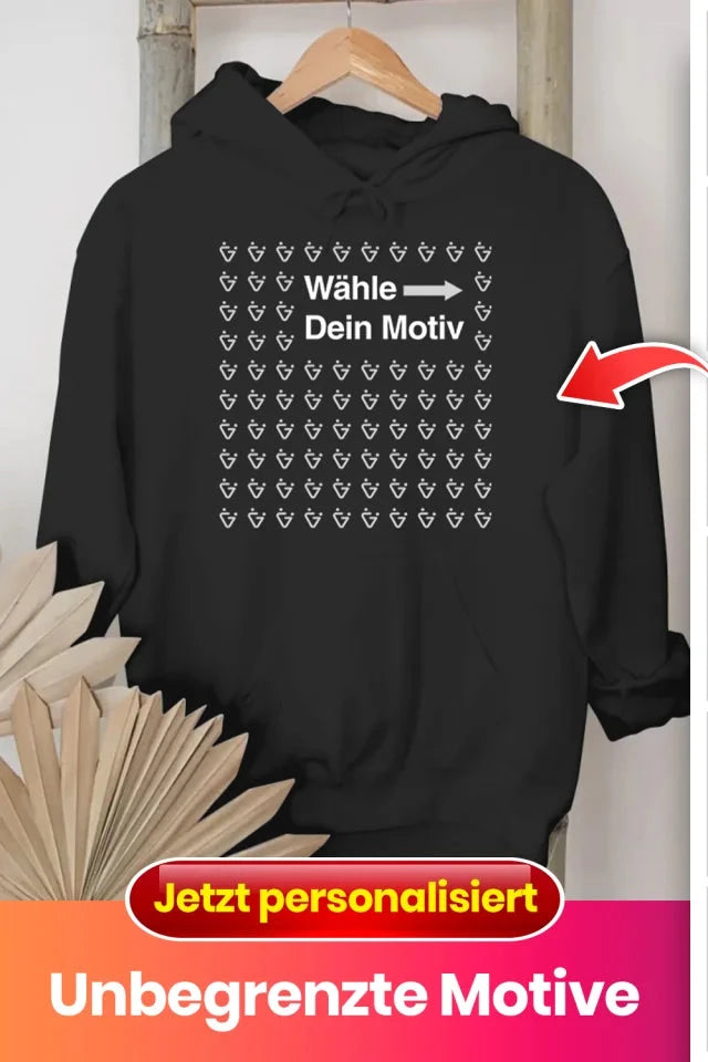 Personalisierte Unisex Drummer Hoodie