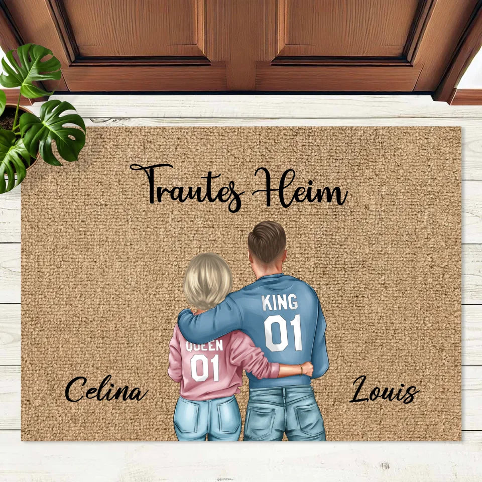 personalisierte Fußmatte