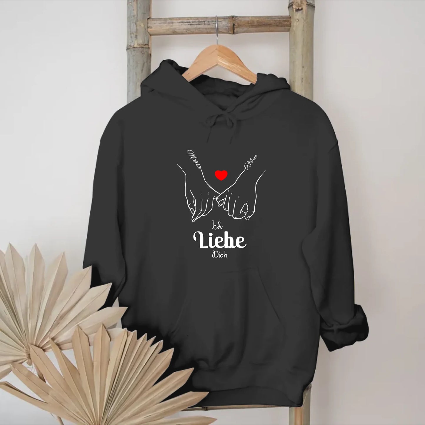 Personalisierte Paarhaltung - Unisex Drummer Hoodie