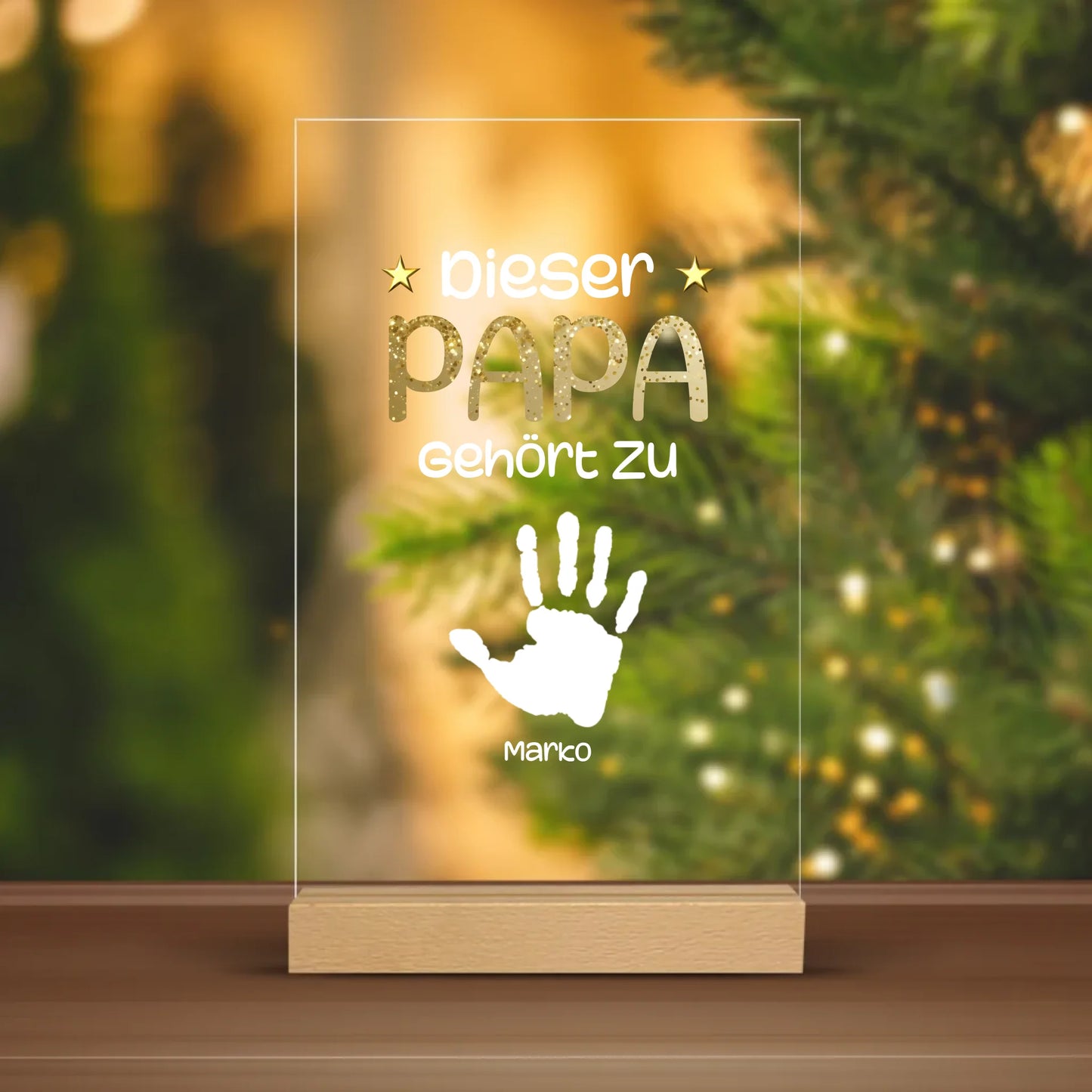 Acrylschild mit Namen personalisiert – Gutvibes