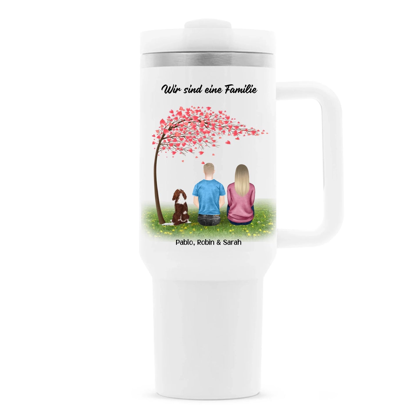 Wir sind eine Familie - Thermobecher