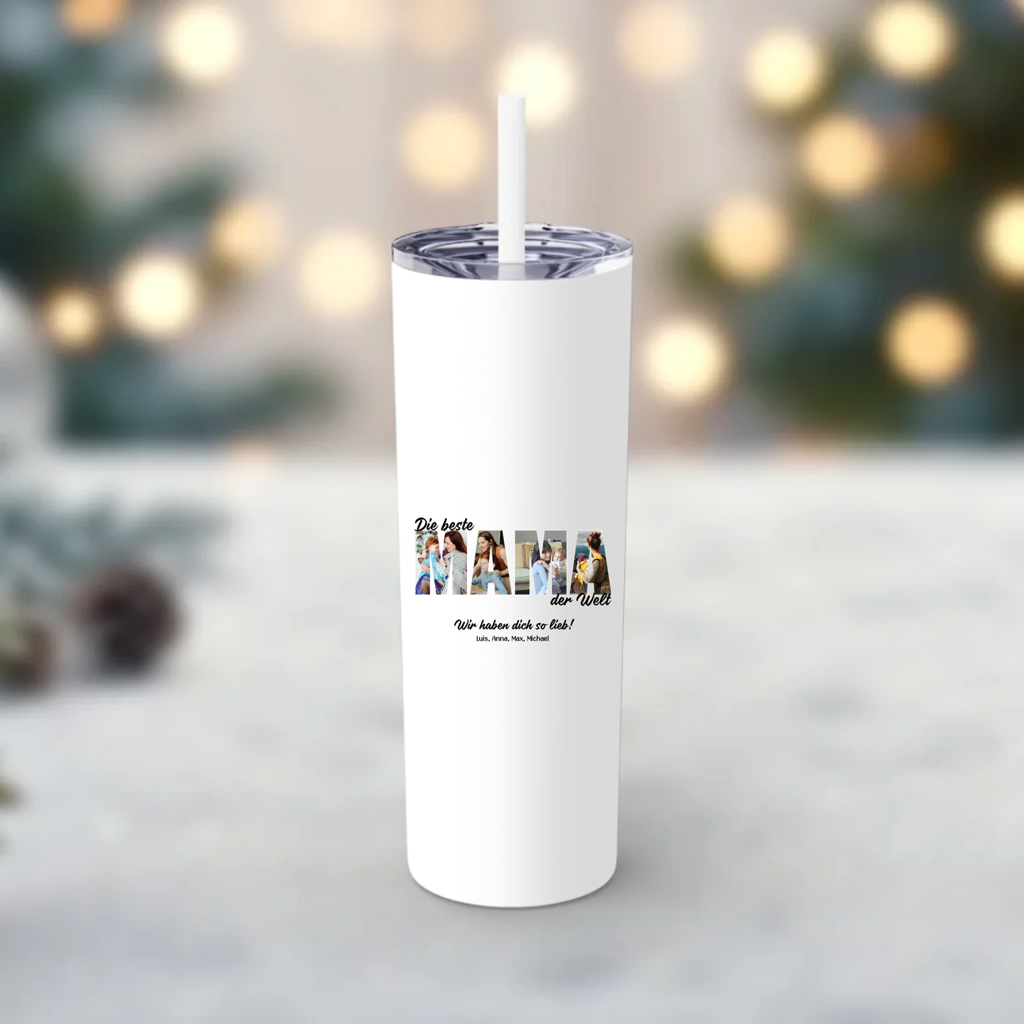 MAMA Buchstaben Fotos Tasse personalisiert – Gutvibes
