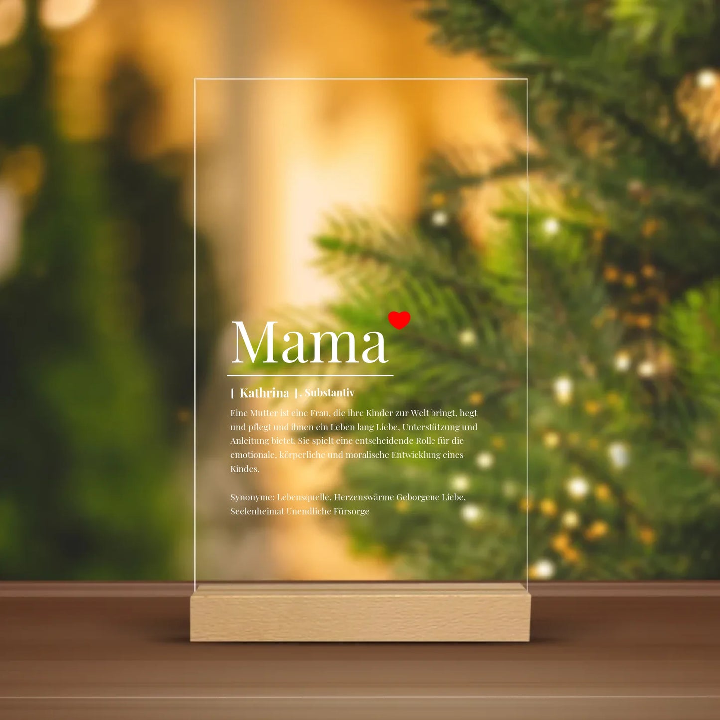 Acrylschild mit Namen personalisiert – Gutvibes