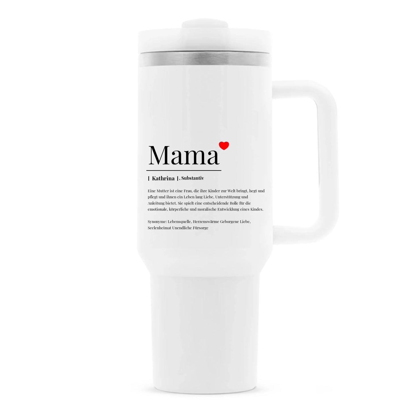 Personalisierte Definition Mama - Thermobecher