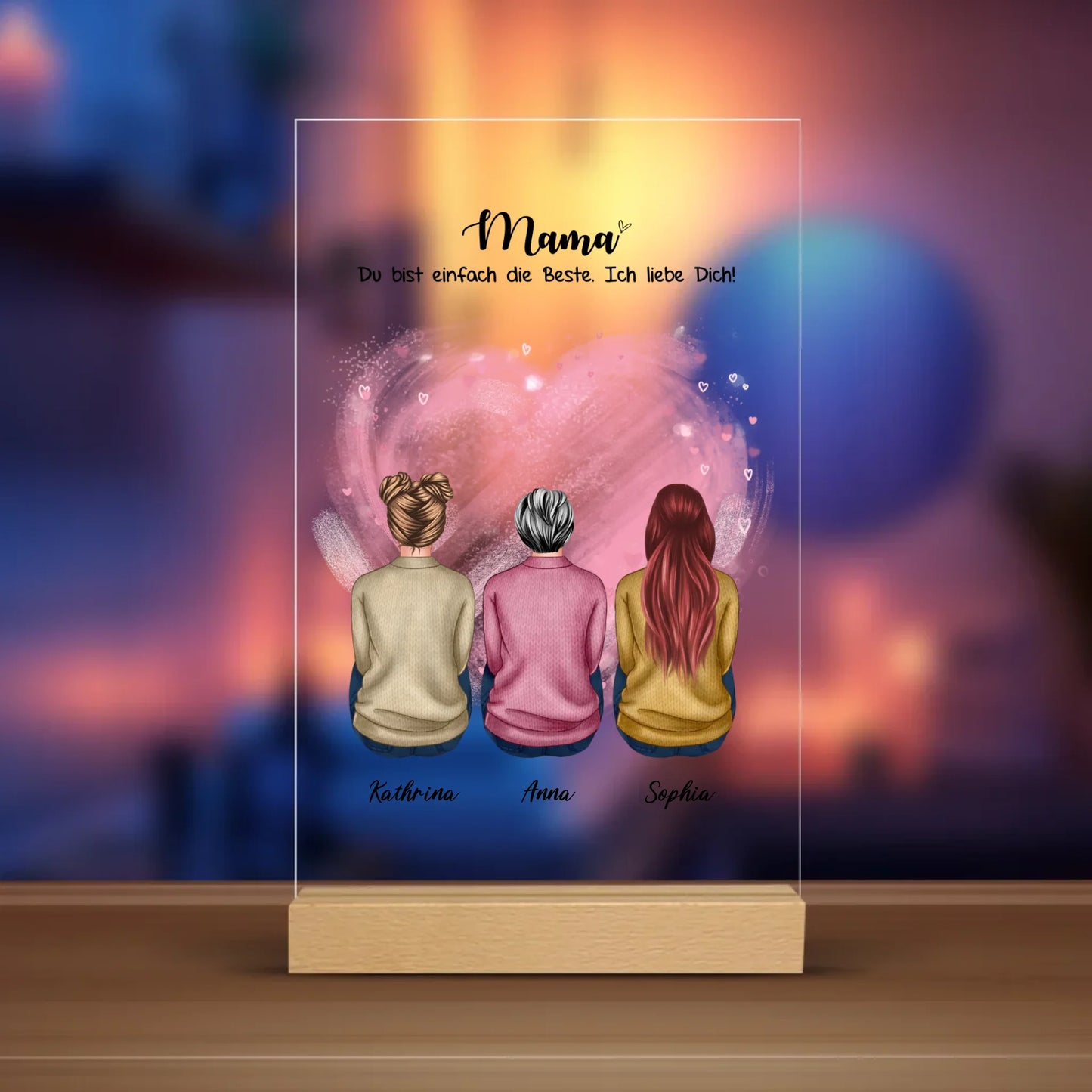 Acrylschild mit Namen personalisiert – Gutvibes