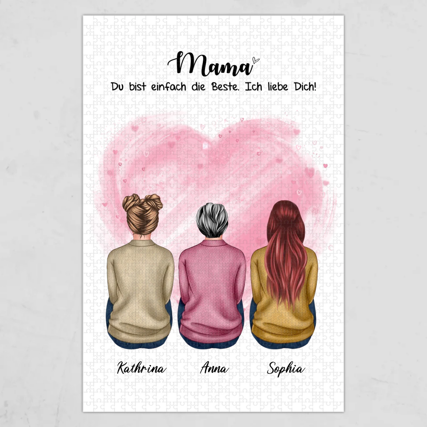 Puzzle mit Namen personalisiert – Gutvibes