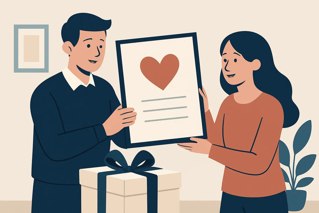 Personalisiertes Poster verschenken, das bleibt