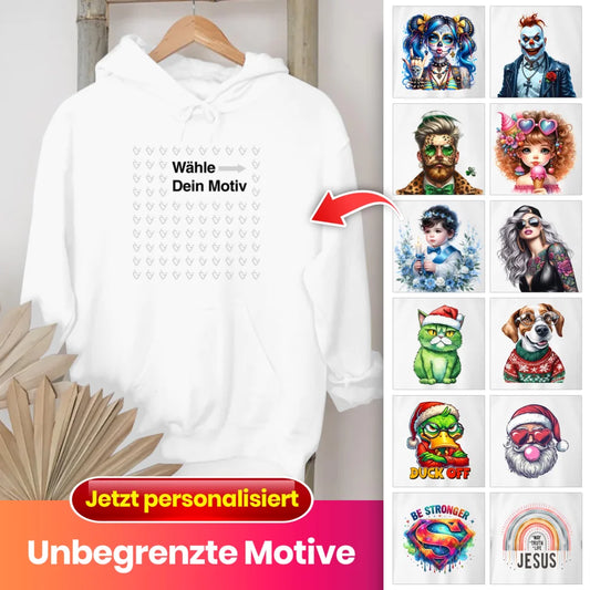 Personalisierter Unisex Hoodie – Kuschelig & Vielseitig