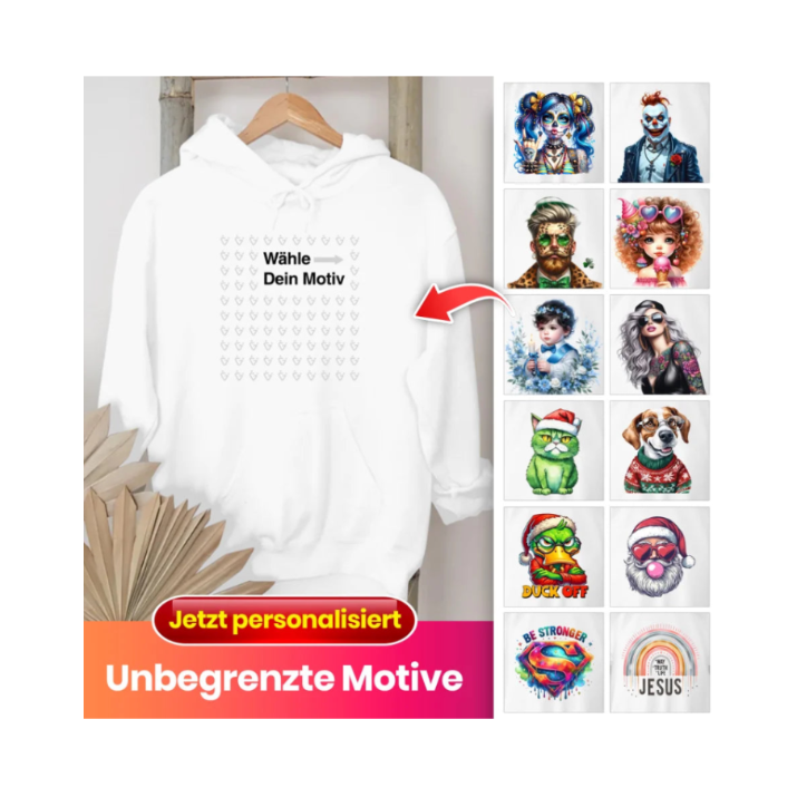 Personalisierte Unisex Heavy Blend™ Hooded Sweatshirt