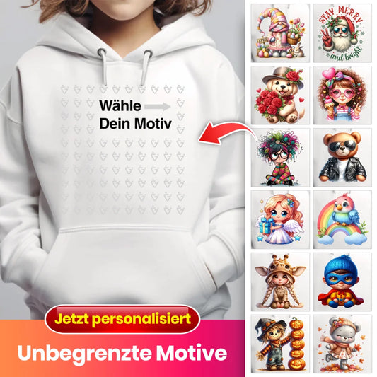Personalisierte Kinder Hoodie