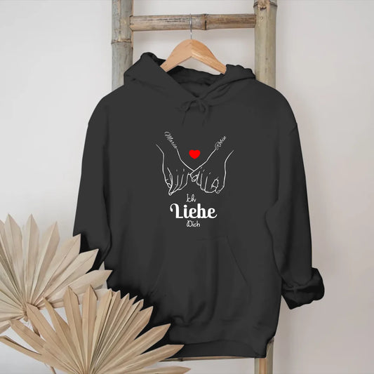 Personalisierte Paarhaltung - Unisex Drummer Hoodie