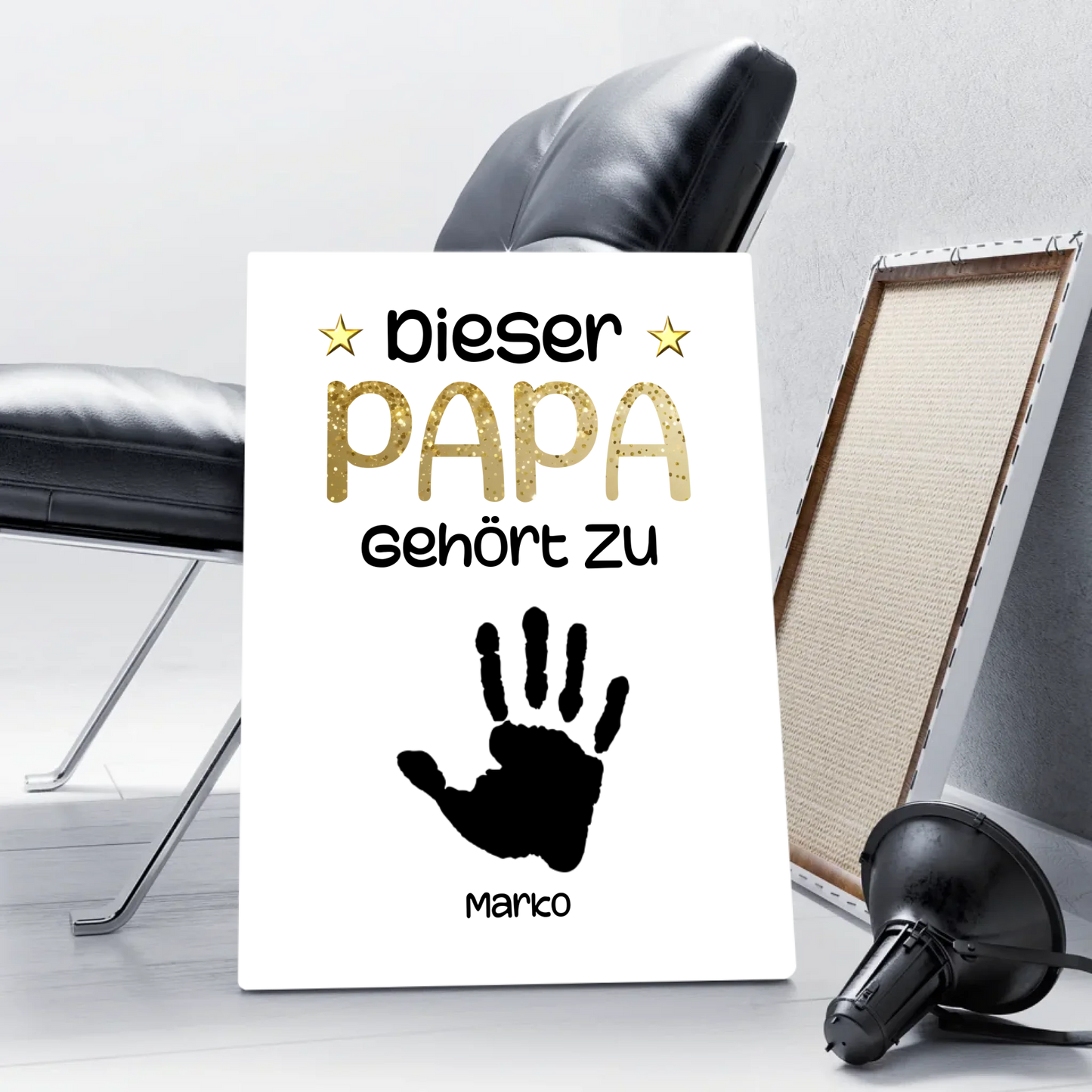 Leinwand mit Namen personalisiert – Gutvibes