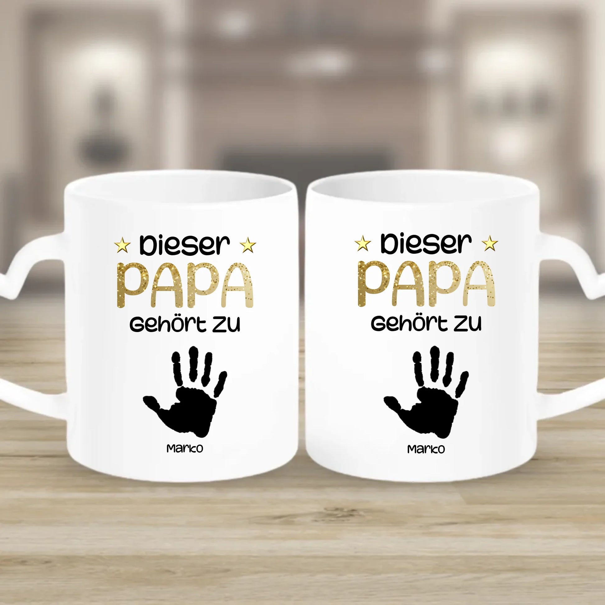 Tasse mit Herzgriff Papa Geschenk Vatertag – Gutvibes