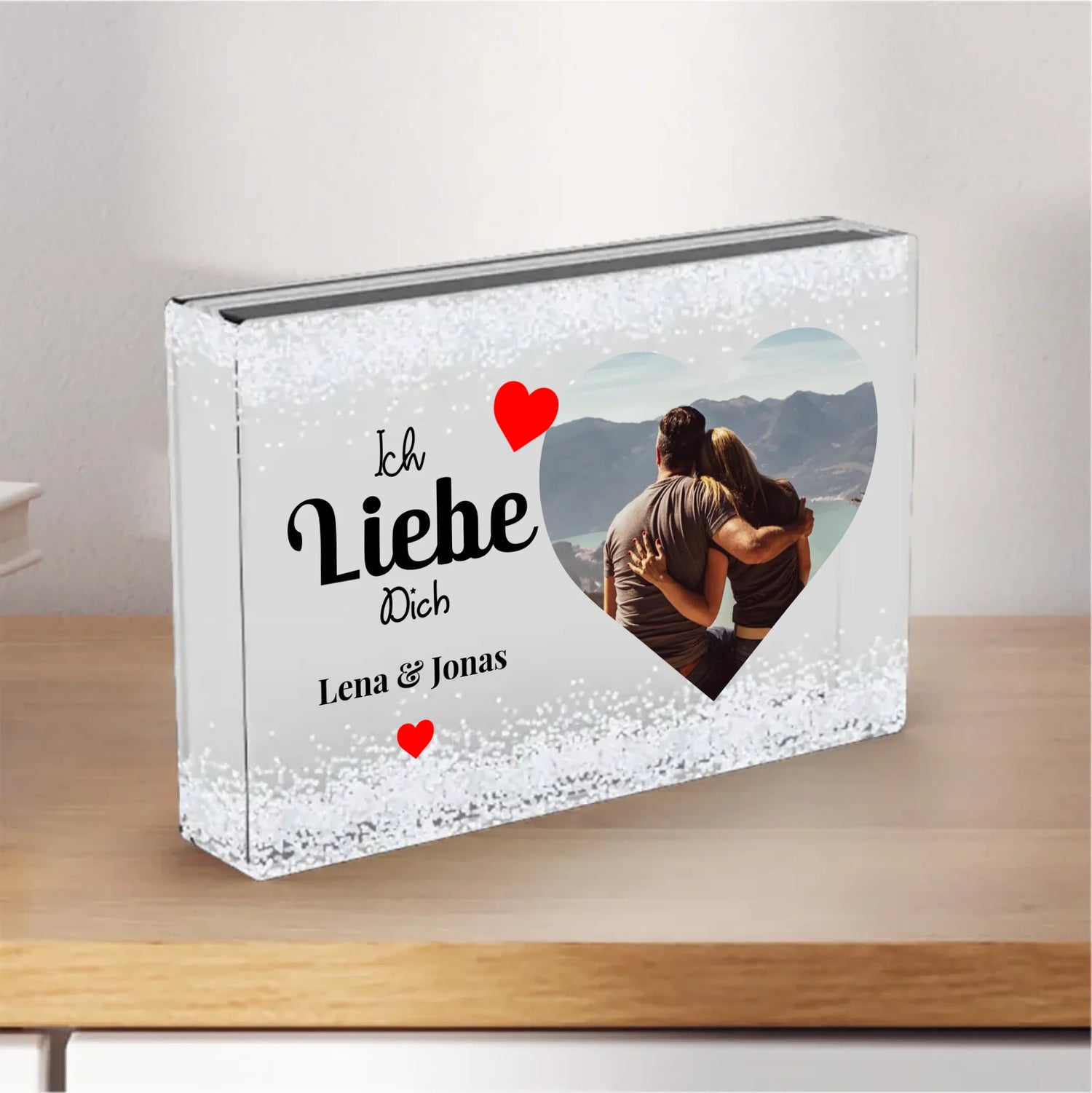 Ich Liebe Dich Bilderrahmen personalisiert – Gutvibes