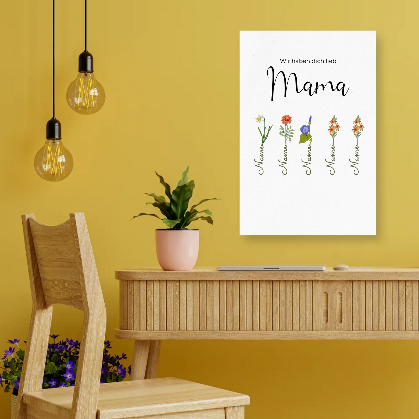 Poster Mama Geschenk Muttertag – Gutvibes