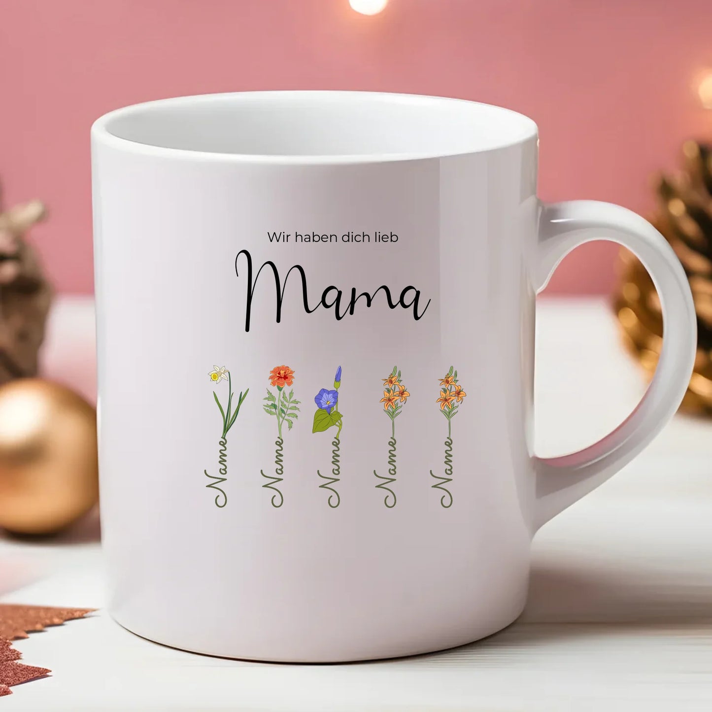 Personalisiertes Tasse Mama – Gutvibes