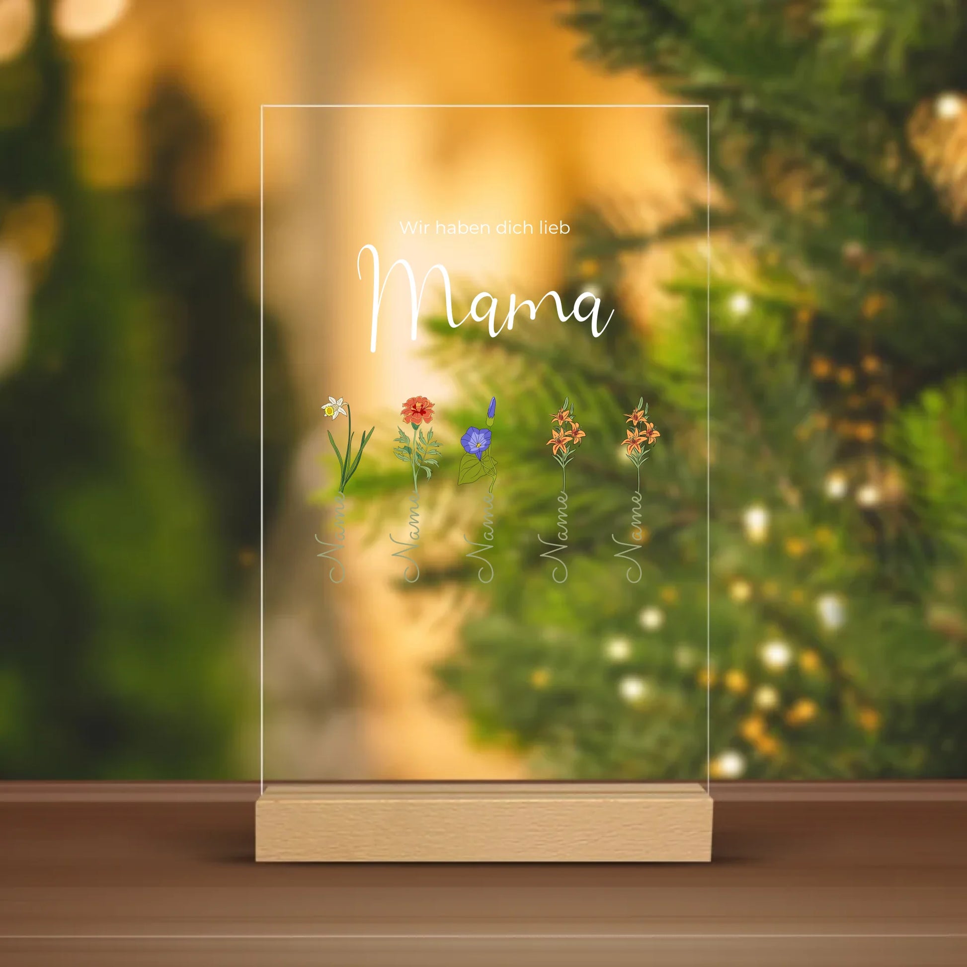 Acrylschild mit Namen personalisiert – Gutvibes