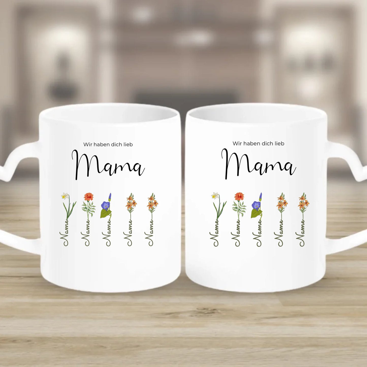 Tasse mit Herzgriff Mama Geschenk Muttertag – Gutvibes