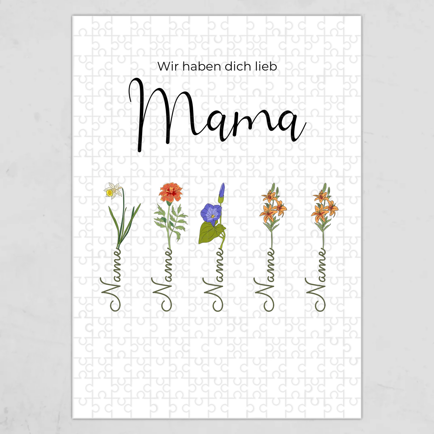 Puzzle Mama Geschenk Muttertag – Gutvibes