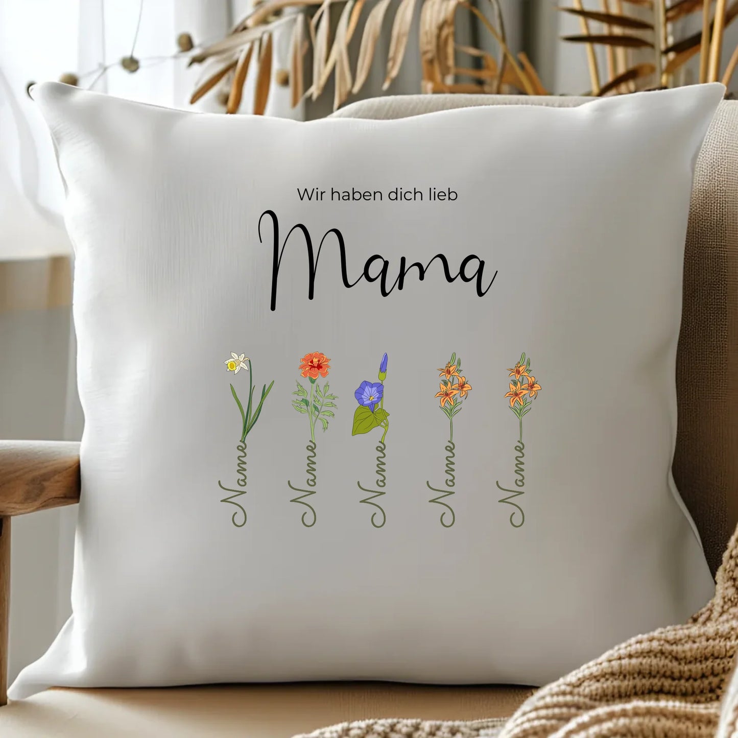 Kissen Mama Muttertag Geschenkidee – Gutvibes