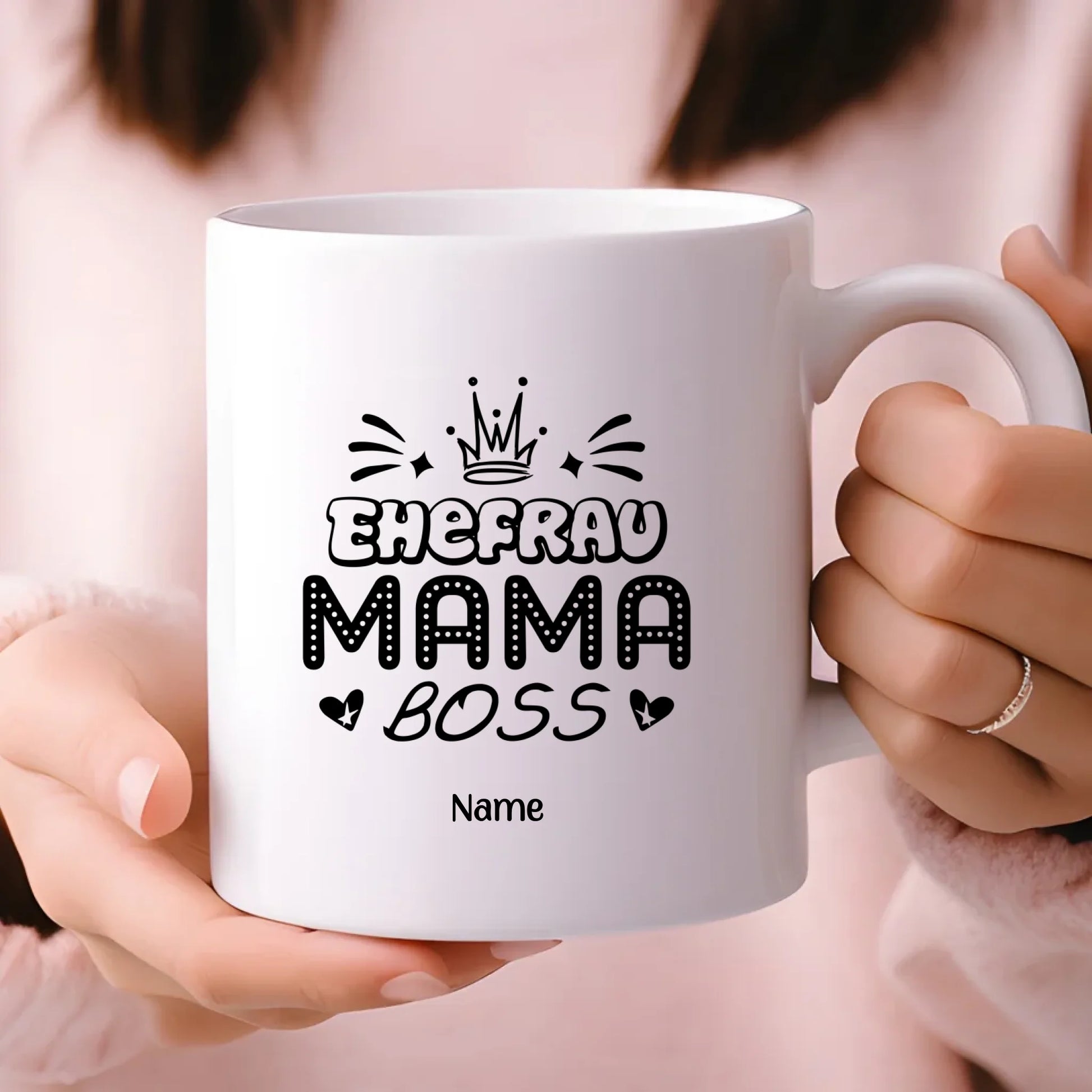 Ehefrau Mama Boss Tasse personalisiert – Gutvibes