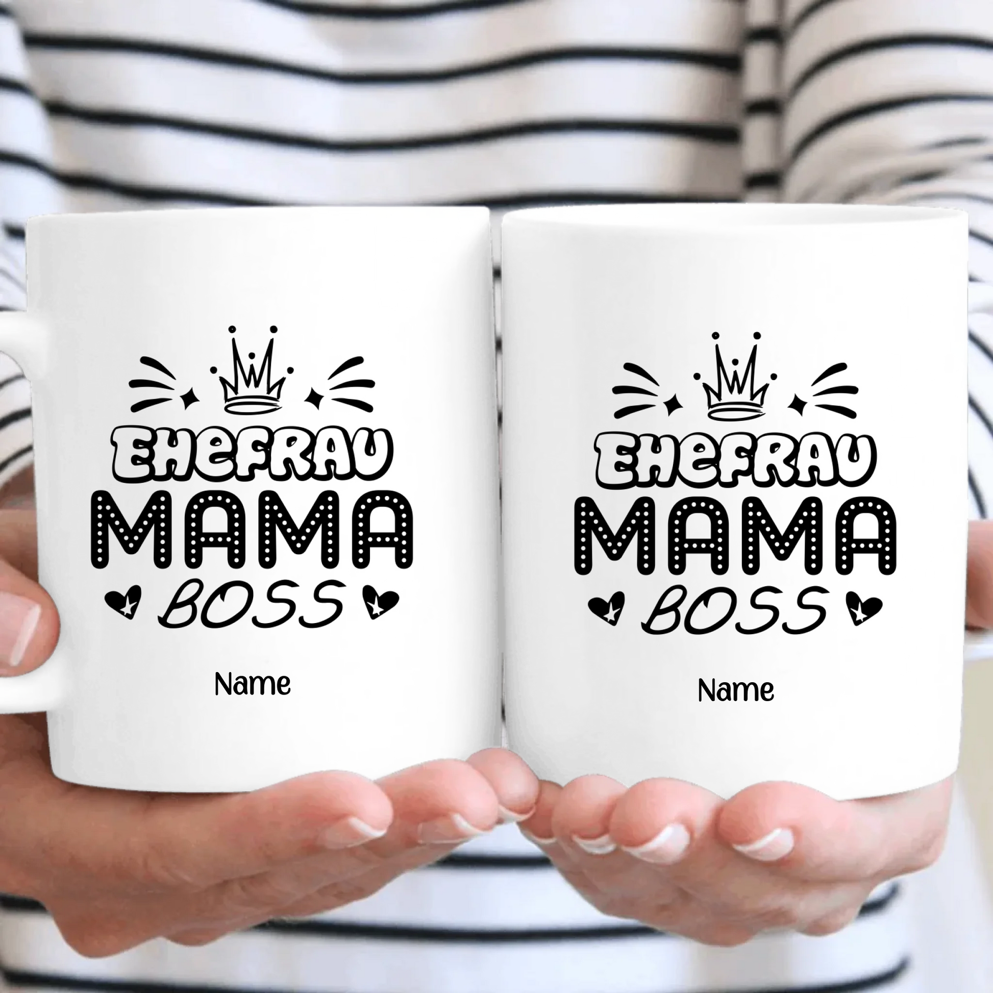 Tasse personalisiert mit Namen Mama – Gutvibes