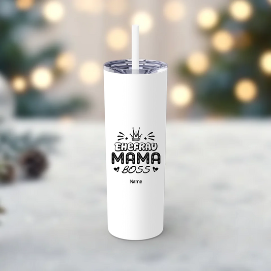 Ehefrau Mama Boss Thermobecher personalisiert – Gutvibes