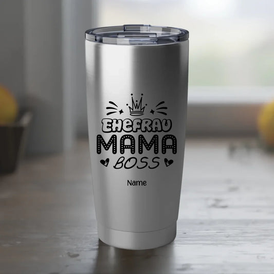 Ehefrau Mama Boss Tumbler personalisiert – Gutvibes