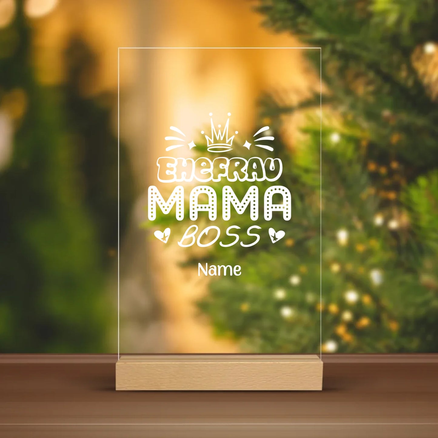 Acrylschild Mama Geschenk Muttertag – Gutvibes