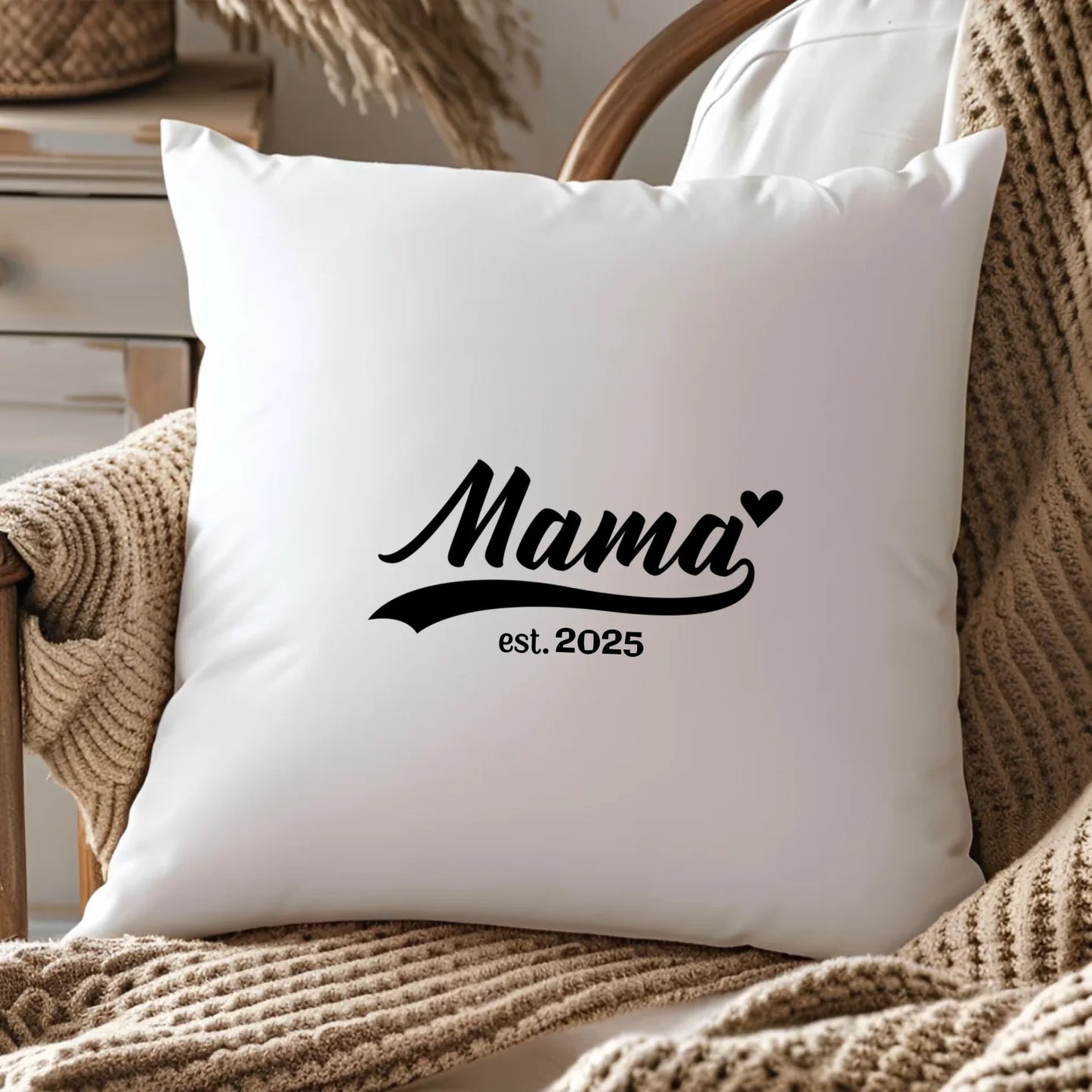 Personalisiertes Kissen Mama – Gutvibes