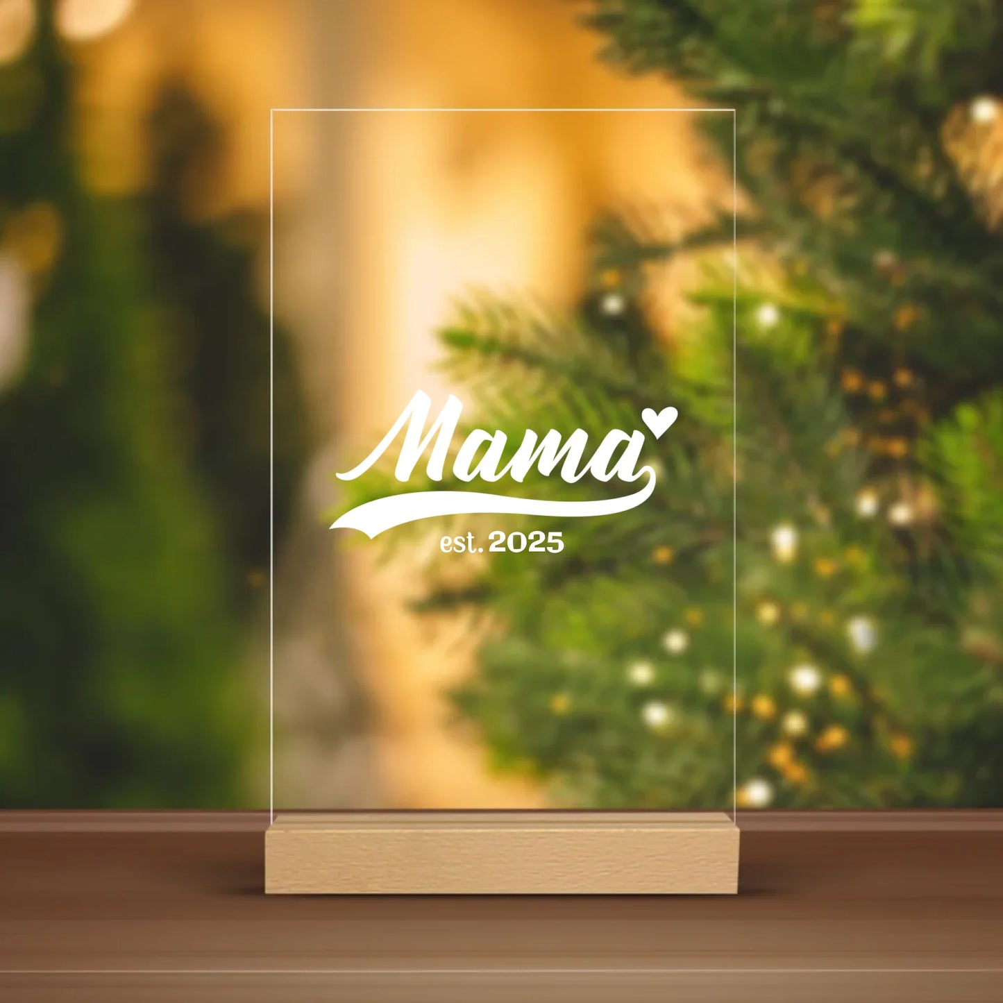Acrylschild Mama Geschenk Muttertag – Gutvibes
