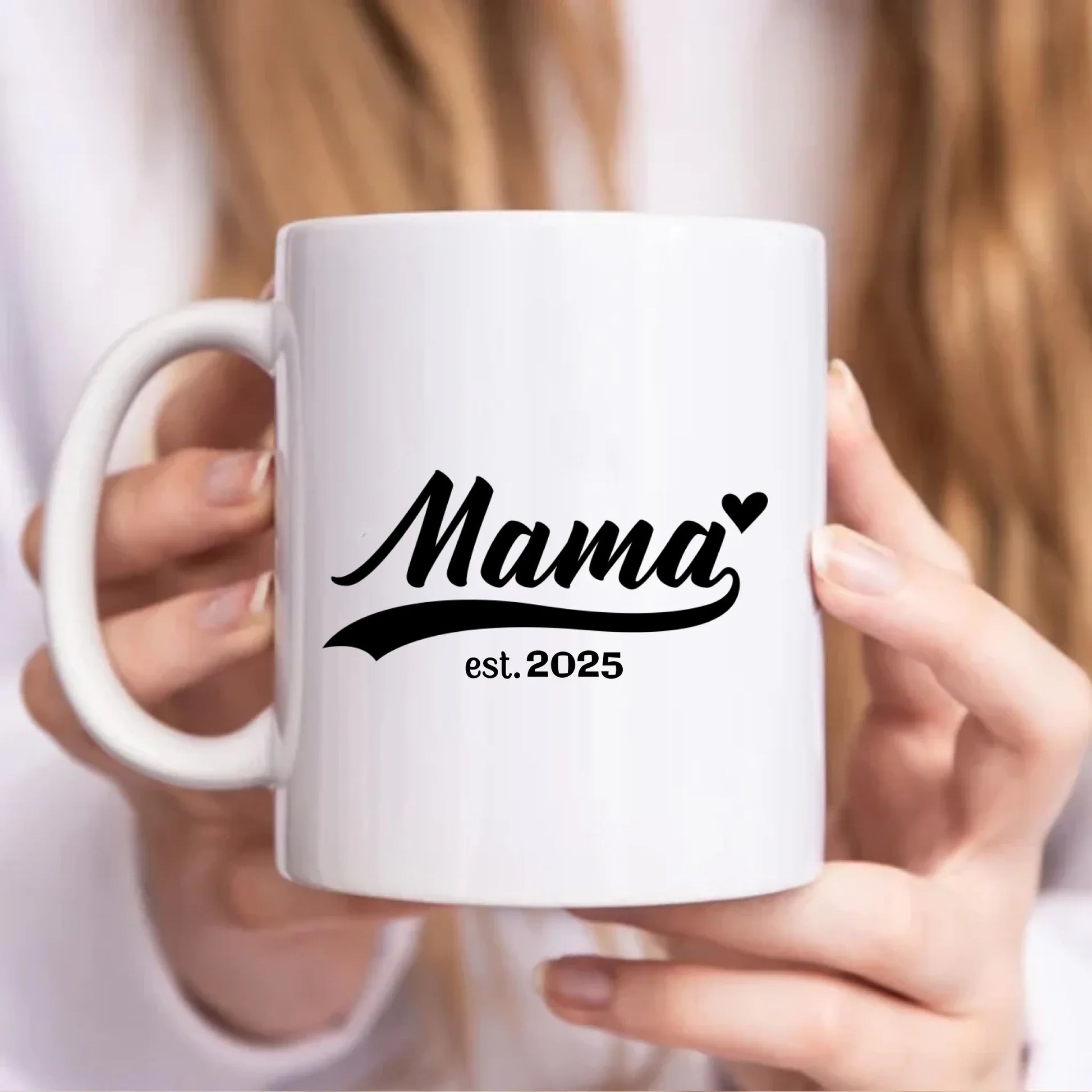 Tasse personalisiert mit Namen Mama – Gutvibes