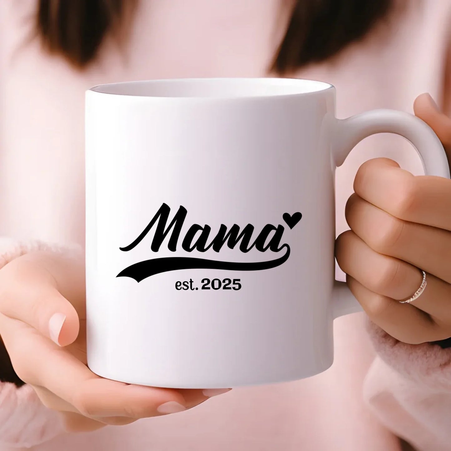 Etablierte Mama est. Tasse personalisiert – Gutvibes