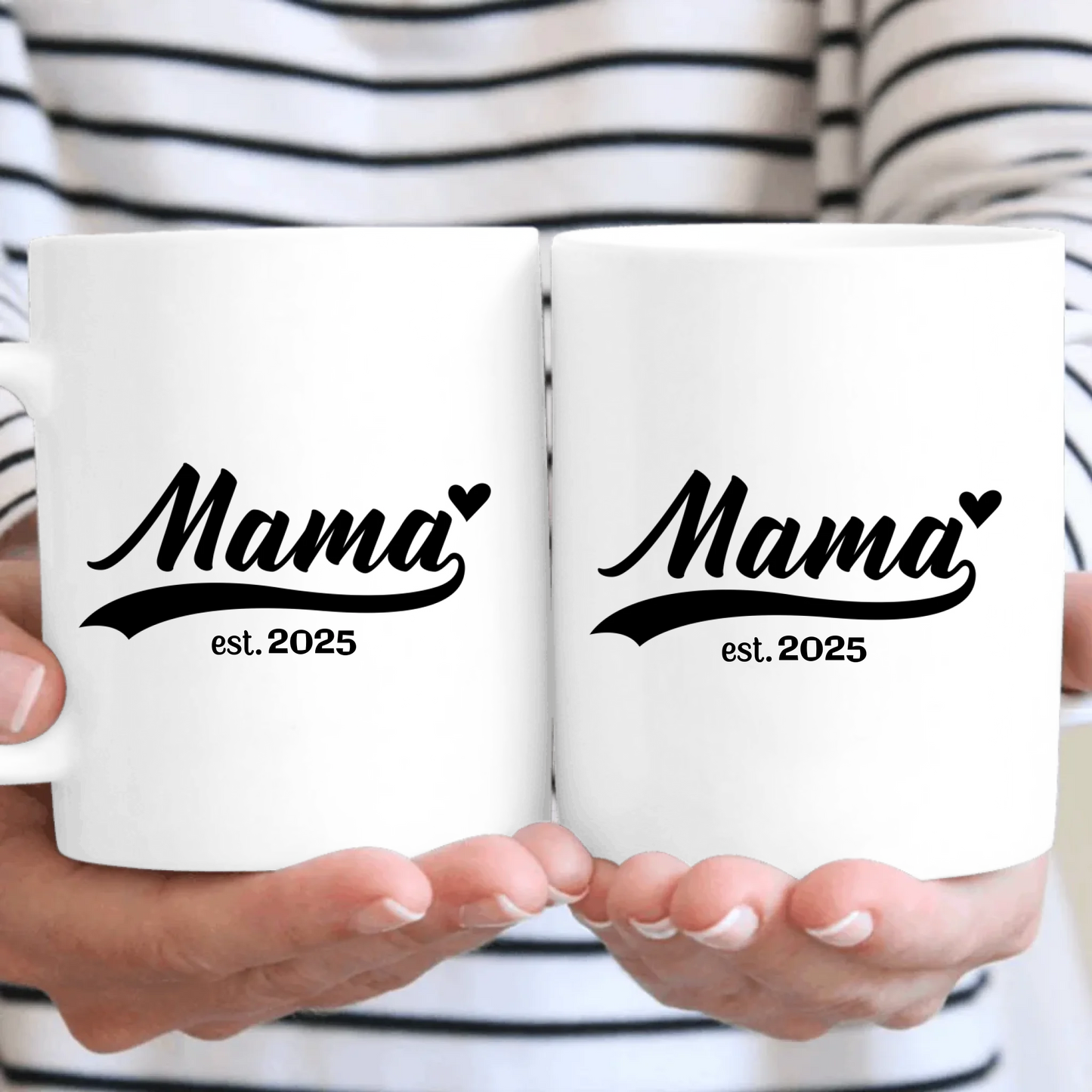 Tasse personalisiert mit Namen Mama – Gutvibes