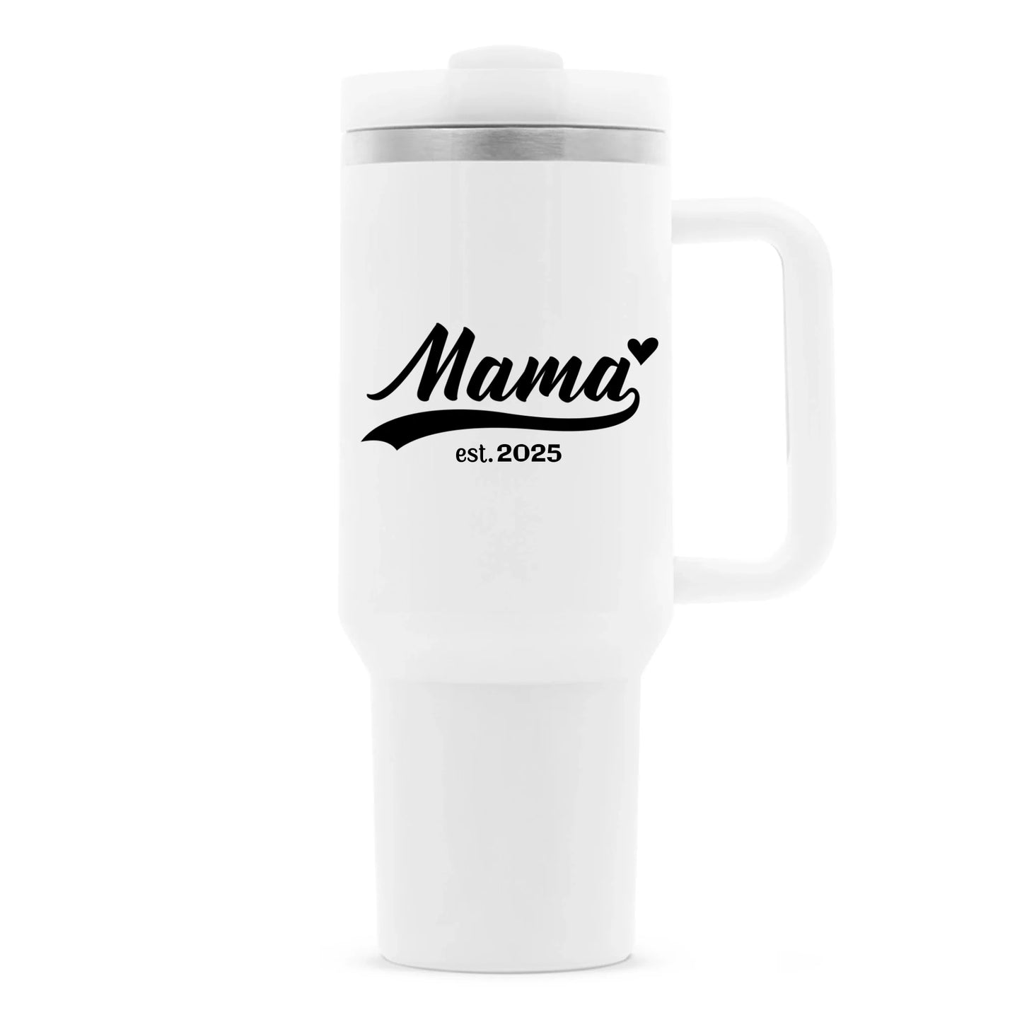 Etablierte Mama est. Thermobecher personalisiert – Gutvibes
