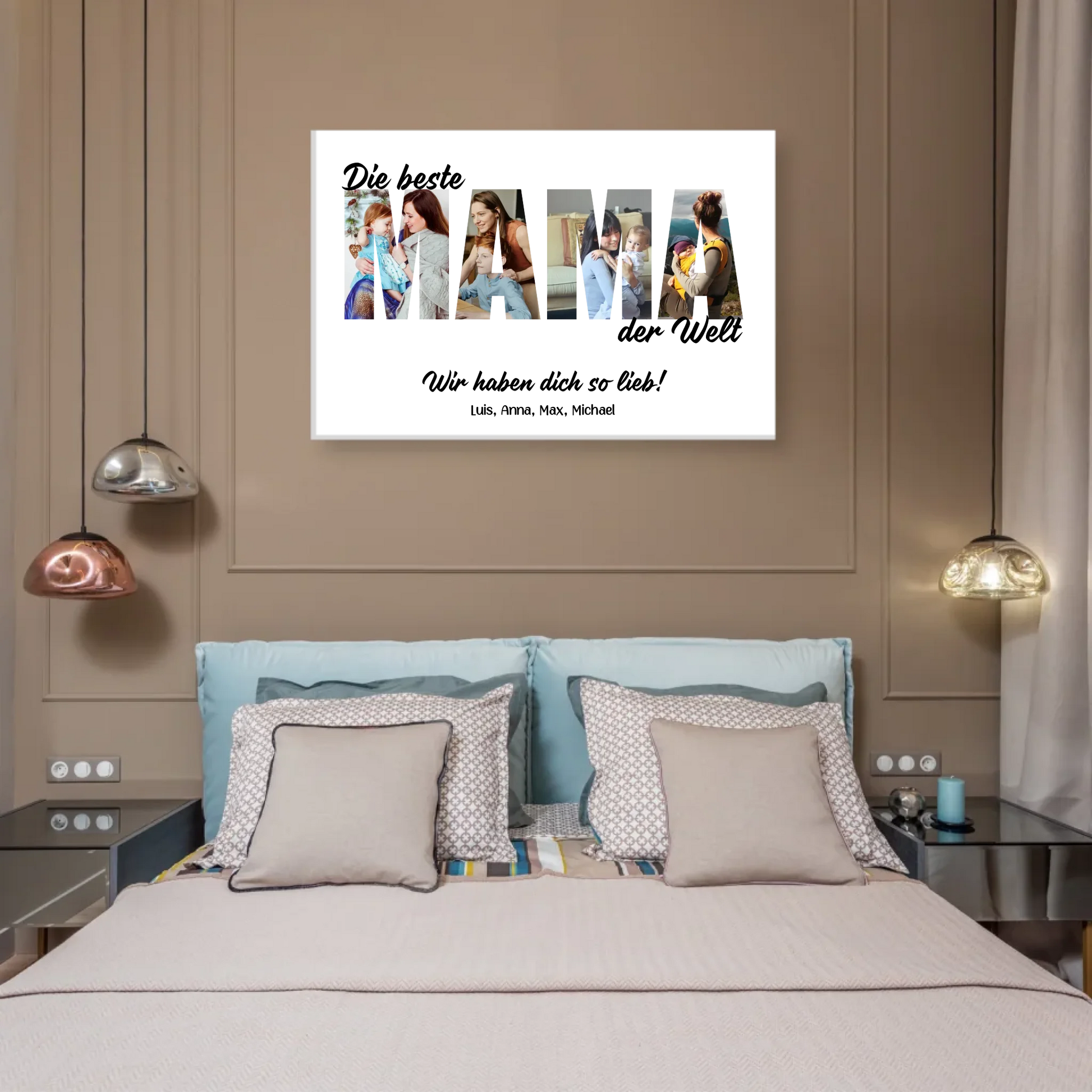 Poster mit Namen personalisiert – Gutvibes