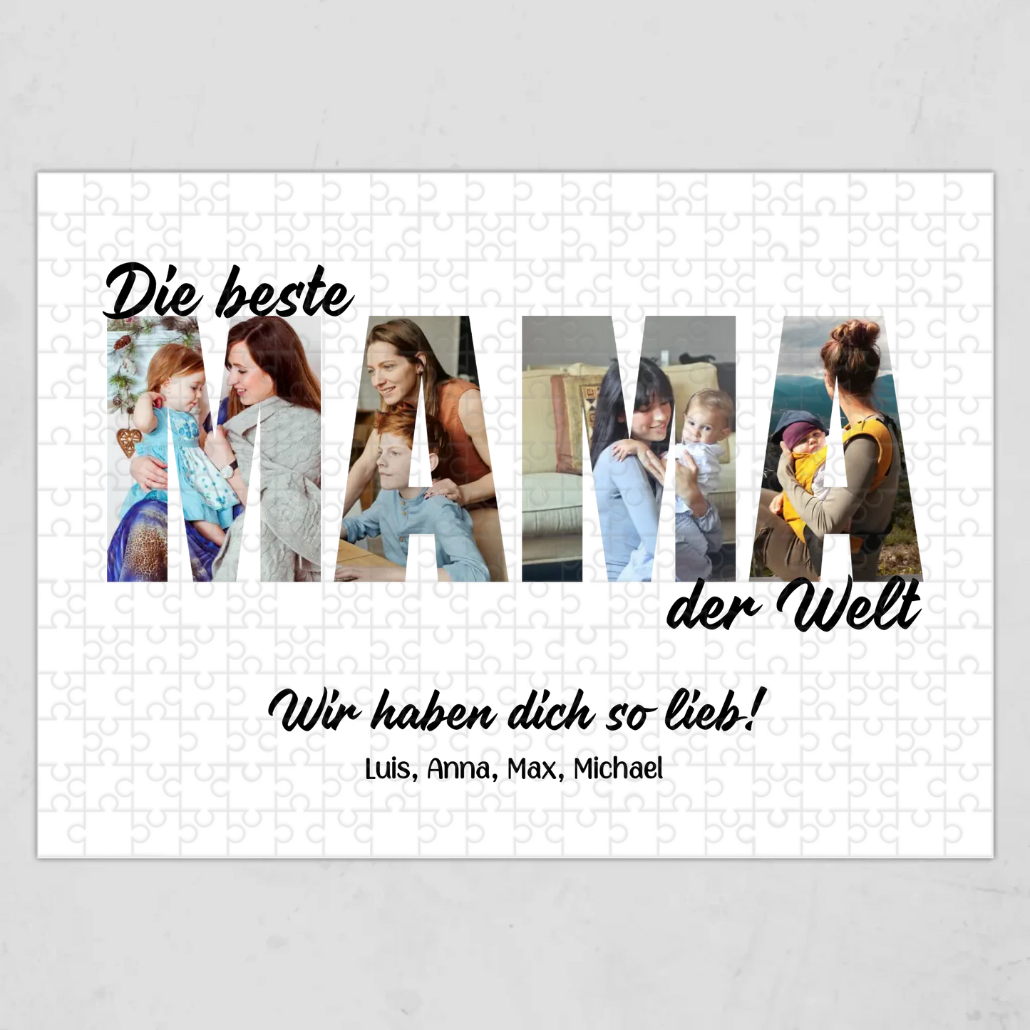 Puzzle Mama Geschenk Muttertag – Gutvibes