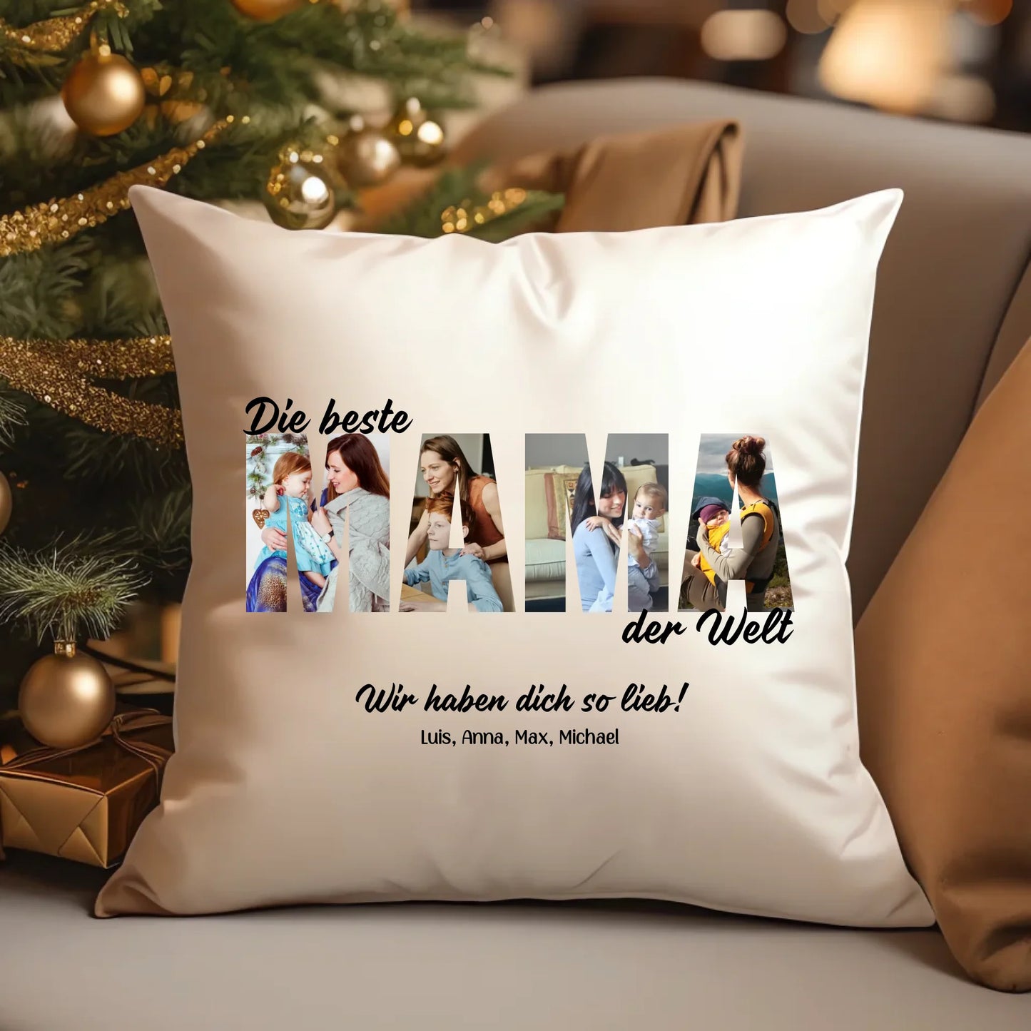 Kissen Mama Geschenk Muttertag – Gutvibes