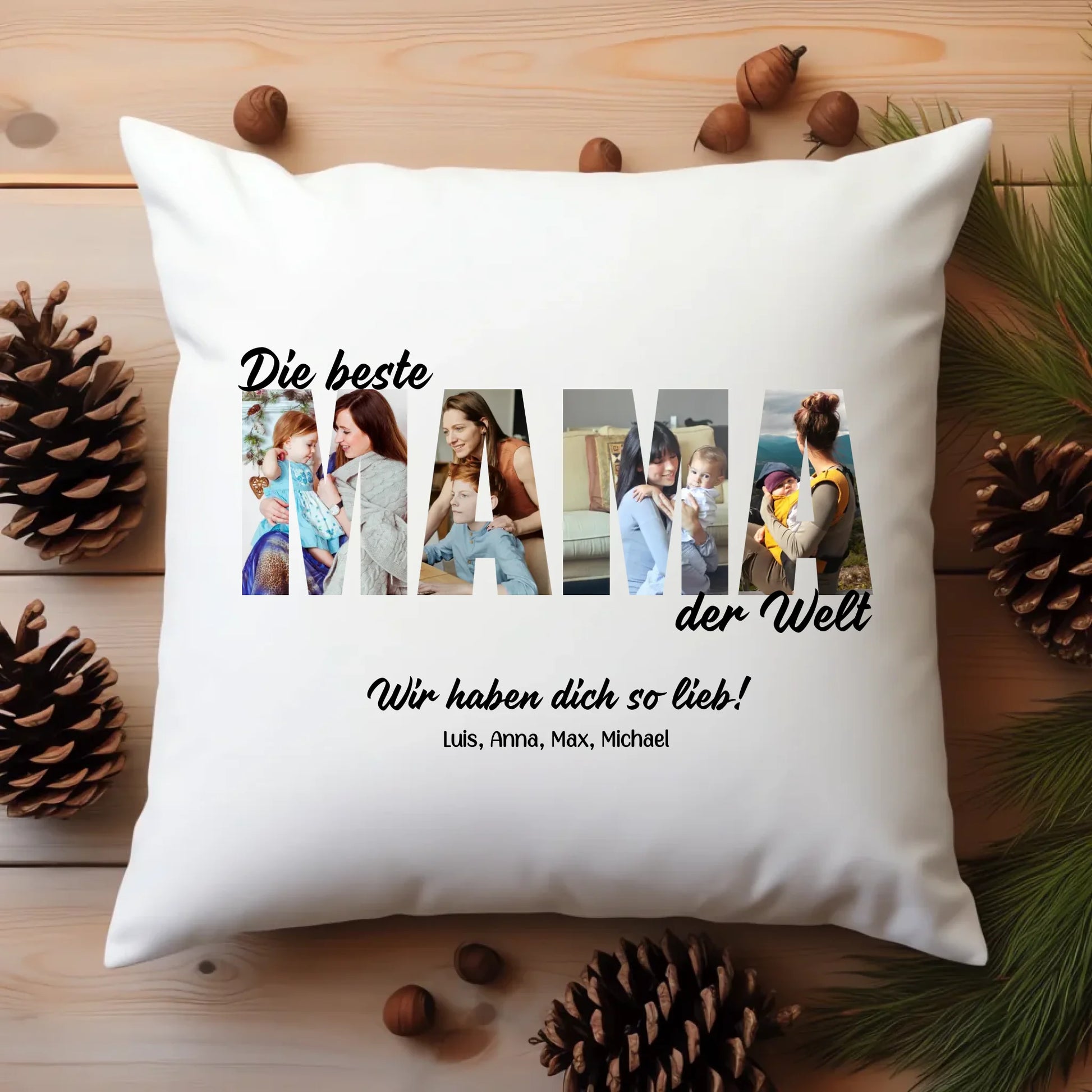Kissen mit Namen personalisiert – Gutvibes