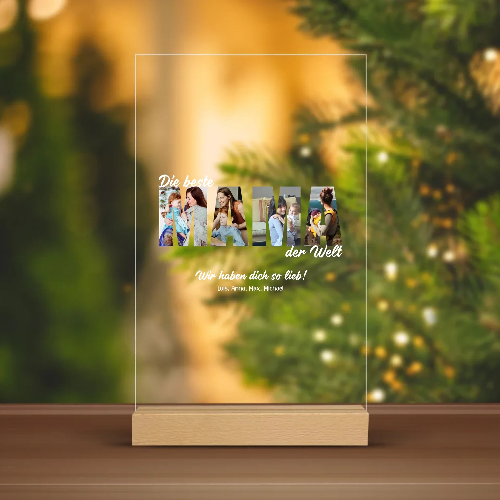 Acrylschild mit Namen personalisiert – Gutvibes