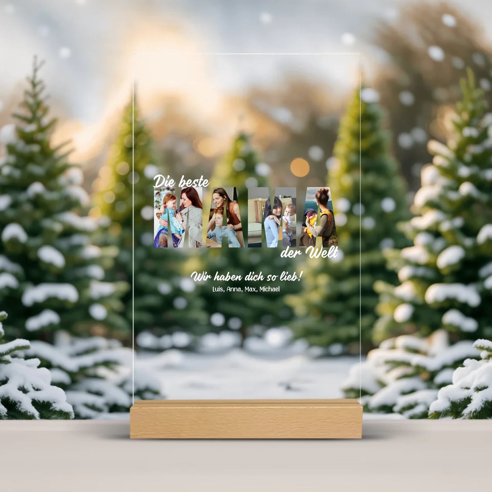 Acrylschild Mama Geschenk Muttertag – Gutvibes