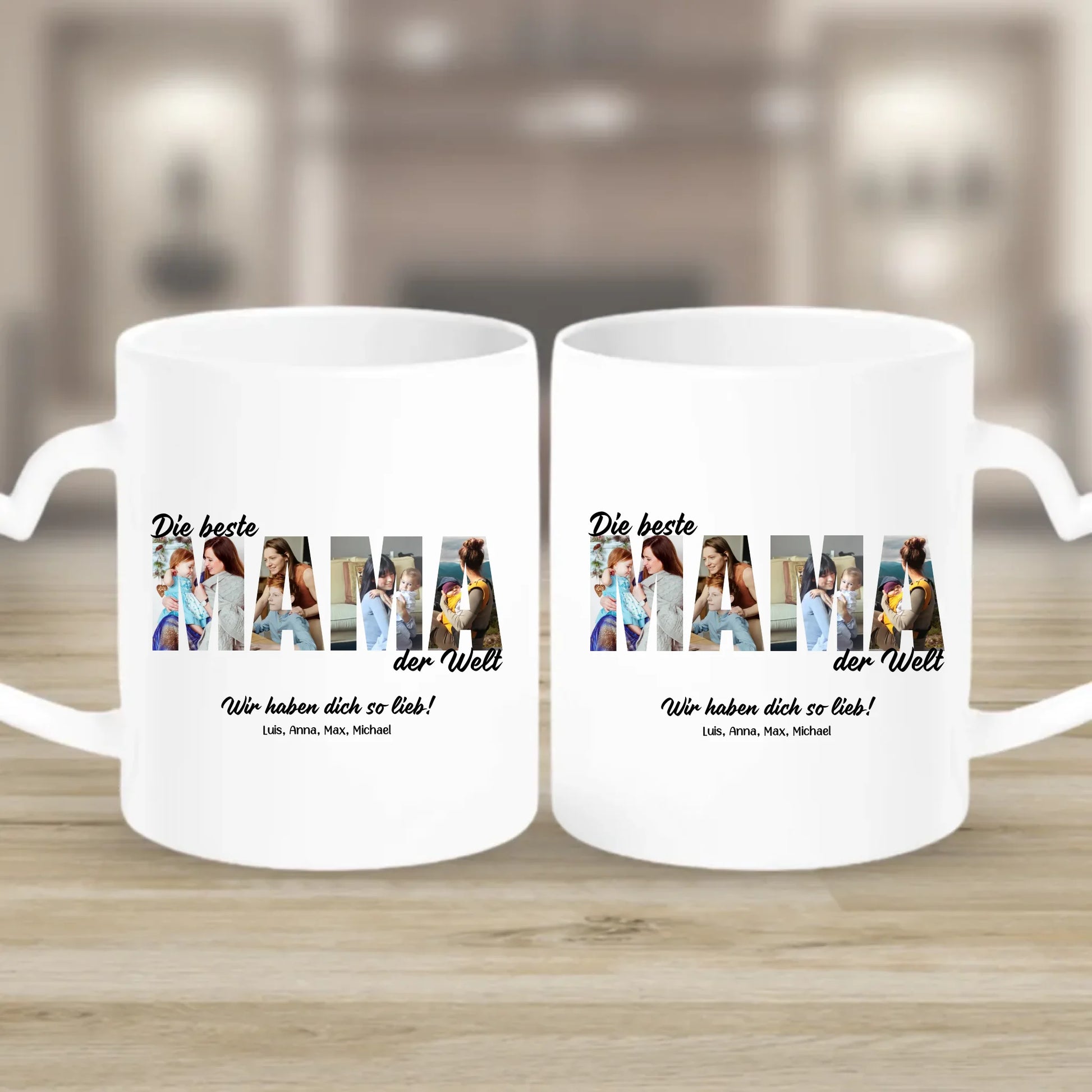 Tasse mit Herzgriff Mama Geschenk Muttertag – Gutvibes