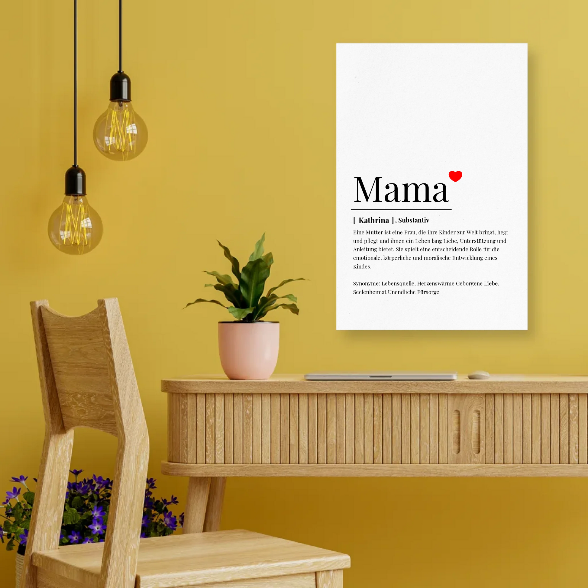 Poster Mama Geschenk Muttertag – Gutvibes