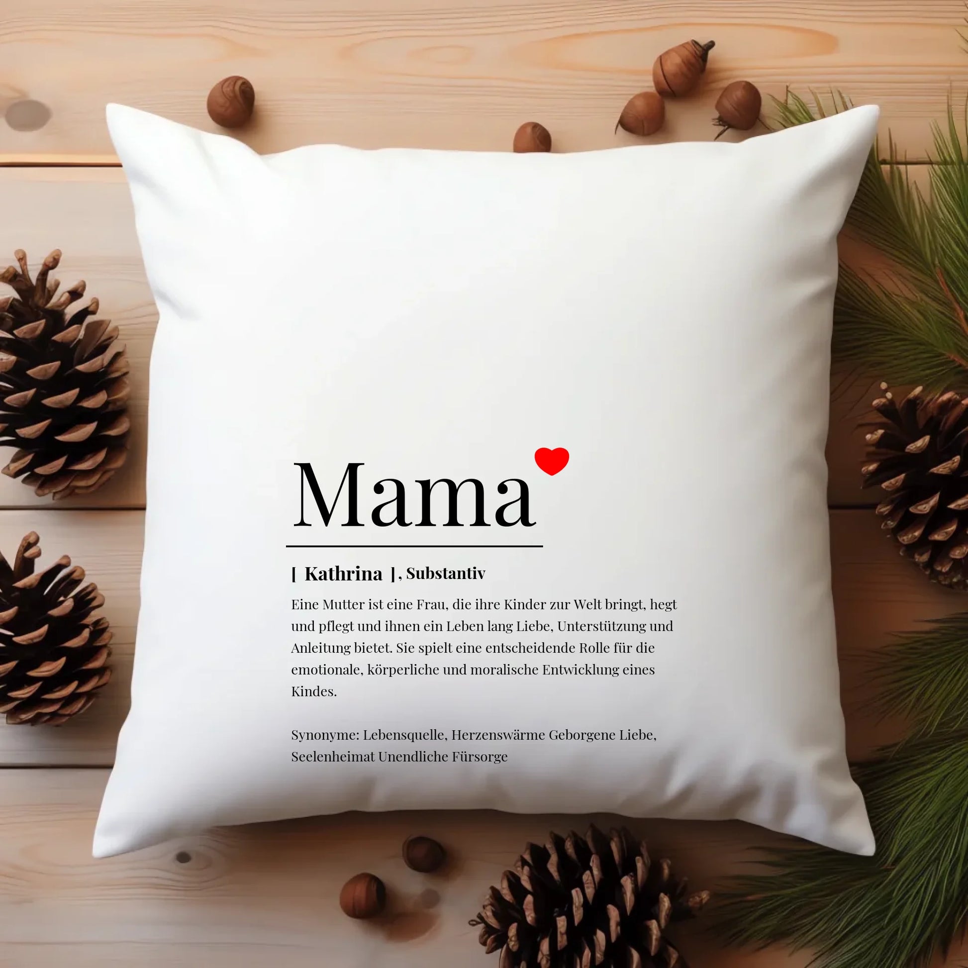 Kissen mit Namen personalisiert – Gutvibes