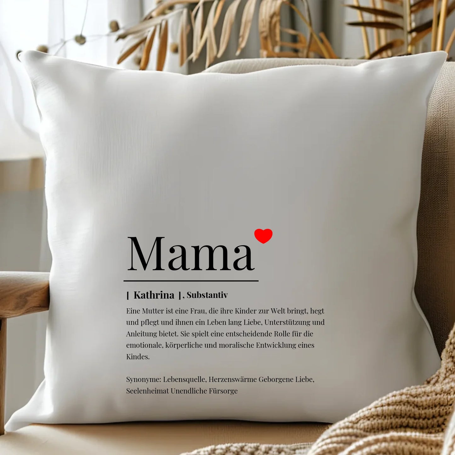 Kissen Mama Muttertag Geschenkidee – Gutvibes