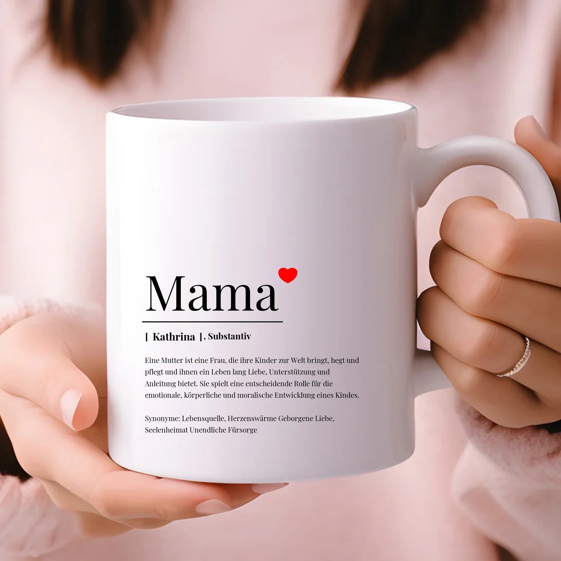 Wörterbuch Definition Mama Tasse personalisiert – Gutvibes