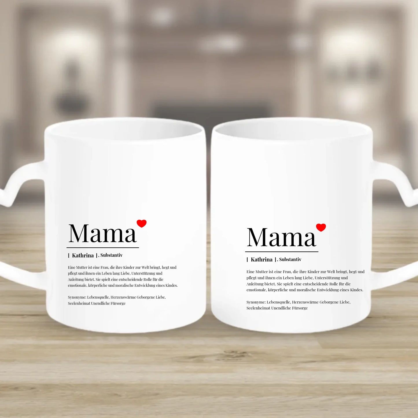 Tasse mit Herzgriff Mama Geschenk Muttertag – Gutvibes