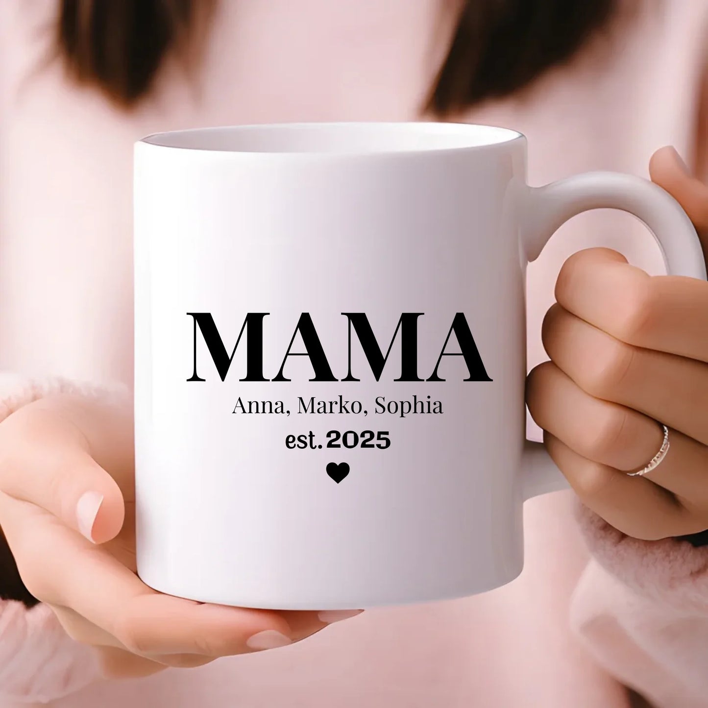 Personalisiertes Tasse Mama – Gutvibes