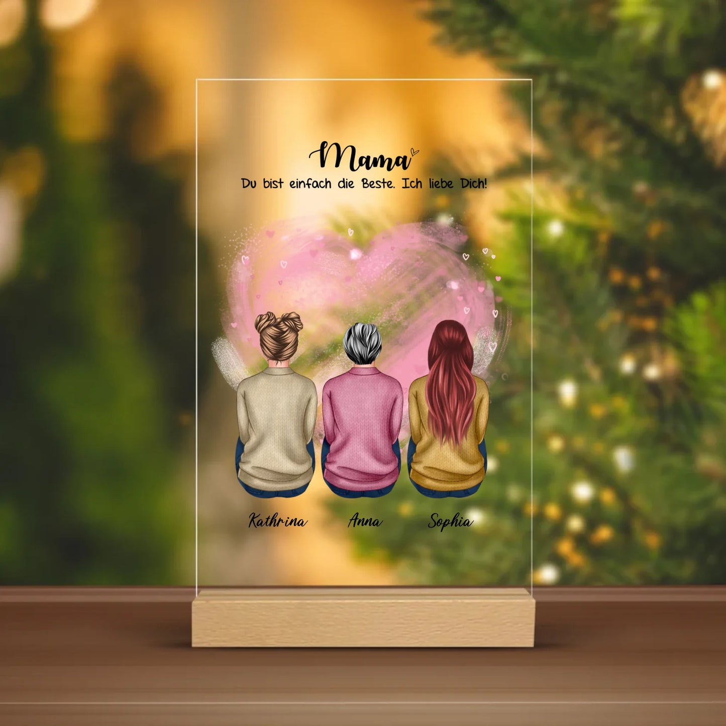 Acrylschild Mama Geschenk Muttertag – Gutvibes